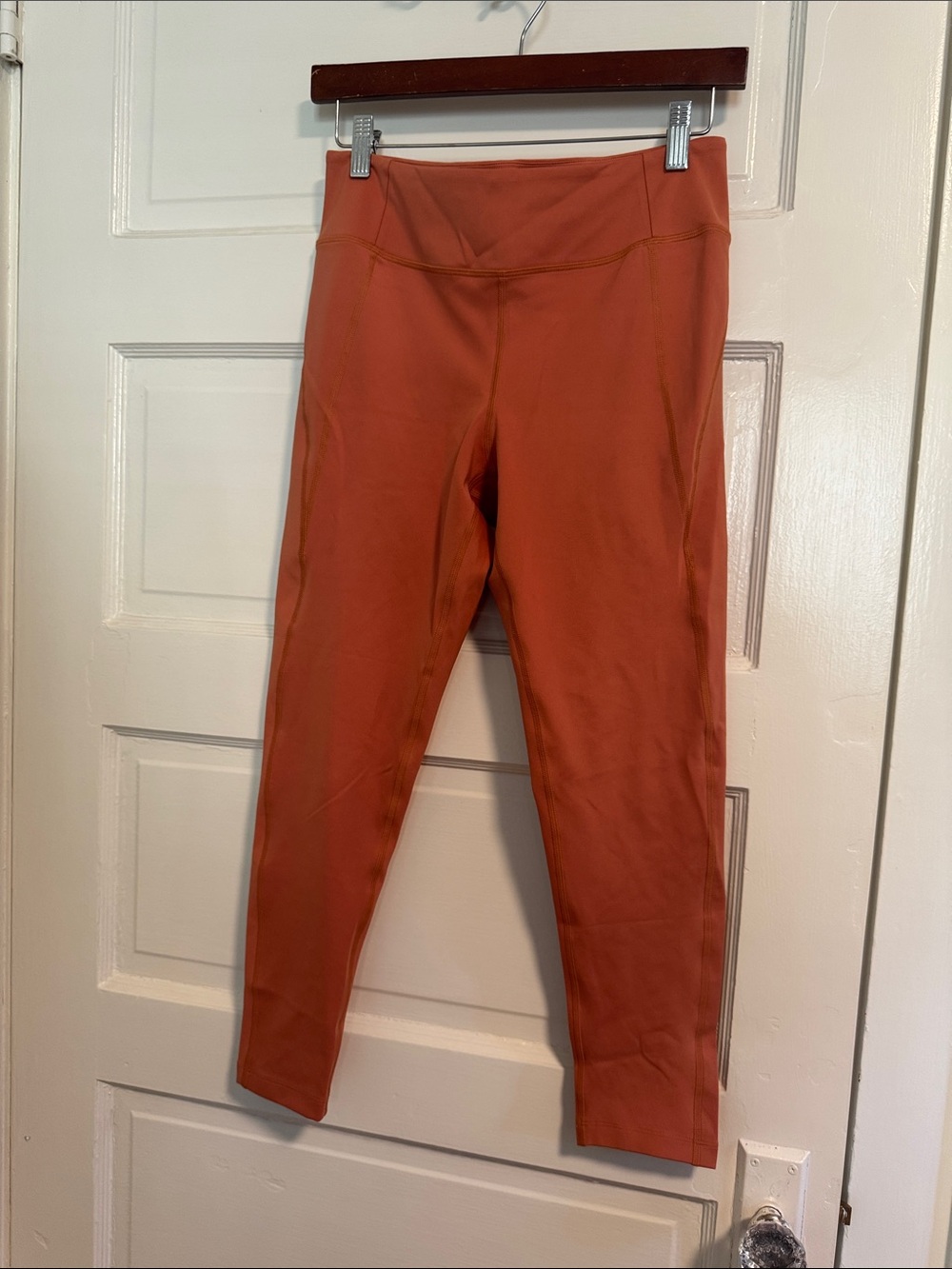 girlfriend collective peachy Rust High-Rise Leggings